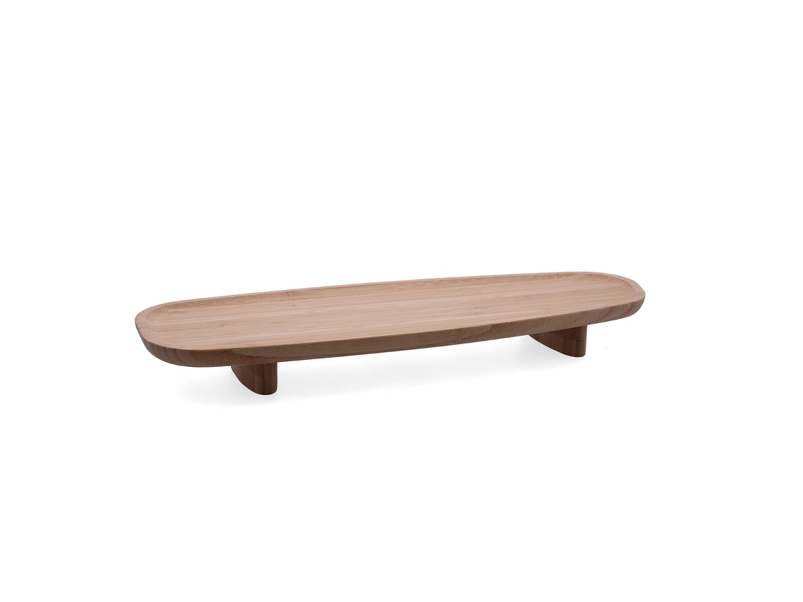 Bandeja de Aperitivos BIDASOA Bambu Marrón Madera 45 x 15,5 x 4,8 cm