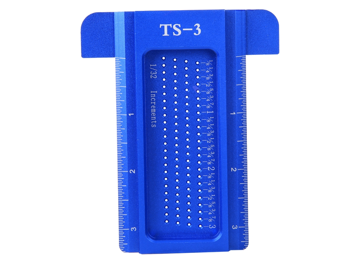 Regla De Aluminio Ts-3 Con Mini Figura Para Carpintería, Instrumento De Medición, Accesorio De Ferretería