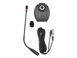 Microfone Condensador De Pescoço De Ganso Xlr Para Mesa, Palestras, Conferências E Reuniões Vídeo