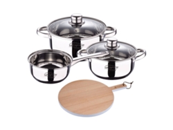 Juego de utensilios de cocina Cassel de San Ignacio con tabla de cortar Bergner
