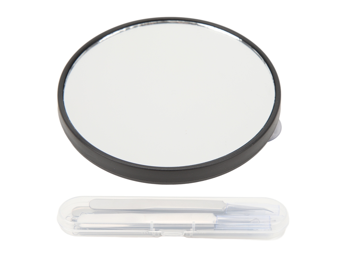 Kit De Pinzas Para El Acné Con Espejo De Aumento 5x Y Accesorios Incluidos.
