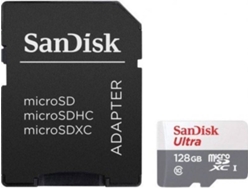 Cartão de Memória SANDISK Ultra Micro SDXC (128 GB - 100 MB/s)