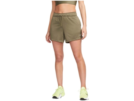 Pantalones de Mujer NIKE Corto Drifit Attack Verde (L)