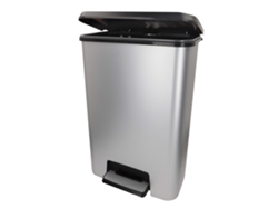 Curver Cubo de basura Compatta 50L metalizado