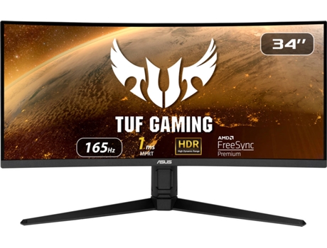 Monitor Curvo Gaming ASUS VG34VQL1B (34'' - 1 ms - 165 Hz - FreeSync)