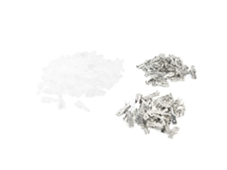 Yncm2026-kit De Terminales De Crimpado De Cobre Conector Spade Macho Hembra 6.3mm Funda Aislante
