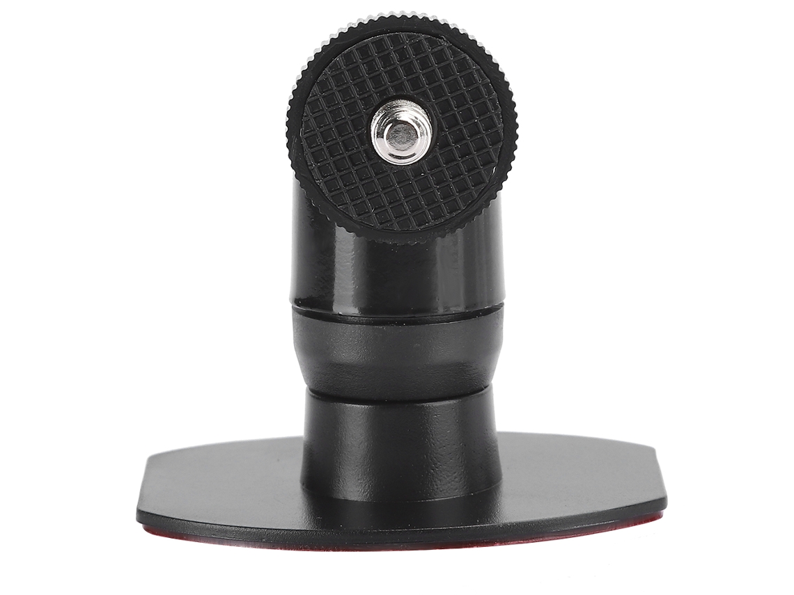 Suporte Para Gravador De Dados Automotivo Mini Hd-052 Com Fita Adesiva Dupla Face Em Liga De Alumínio Preto