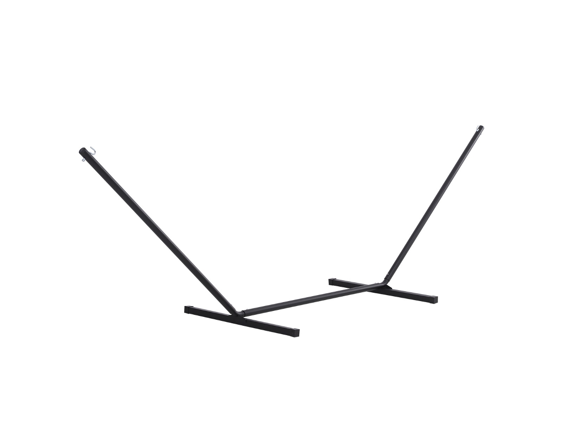 Estructura De Soporte De Malla Metálica, 120 Kg, Peso Para Jardín, 360x92x112, Negro.