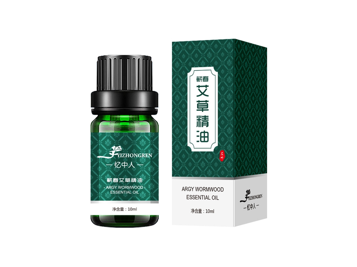 Aceite Esencial De Artemisia 10ml Para Aliviar Fatiga Masaje Moxibustión Aceite Esencial