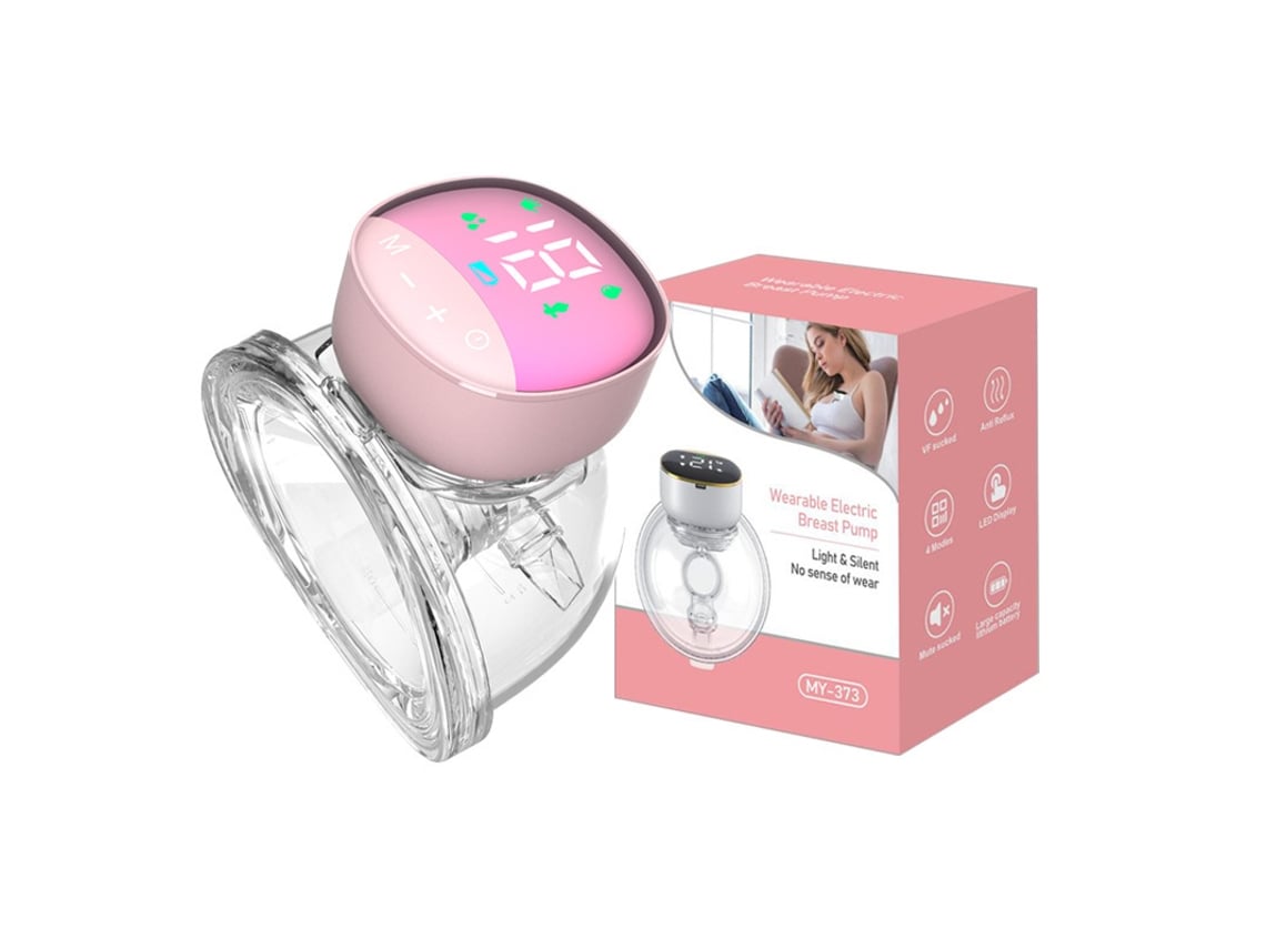 (rosa) Extractor De Leche Eléctrico Portátil, Silencioso E Inalámbrico, Libre De Bpa, Funciona Con Pilas.