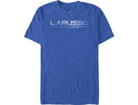 Camiseta Unisexo DEEPSTONE Distressed LaRusso Auto Group Logo Cobra Kai Real (M)