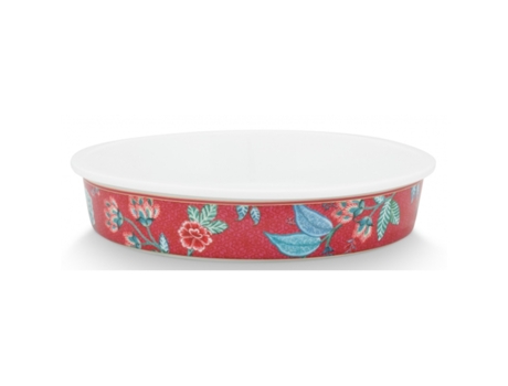 Soporte Para Tartas PIP STUDIO Flower Festival Rosa 25,5X5Cm