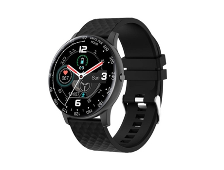 Smartwatch MDUG Monitor de Frequência Cardíaca Preto