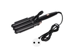 Plancha De Rizo De 3 Barriles 22mm, Temp Ajustable Cerámica Tourmalina, 100v-240v Eu