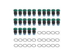 25pcs/set Interruptor De Botão Cabeça De Cogumelo Verde Mini Autoredefinir Ip65 16mm Ac220v
