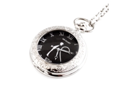 Reloj De Bolsillo Clásico Analógico Con Cadena De Movimiento De Cuarzo