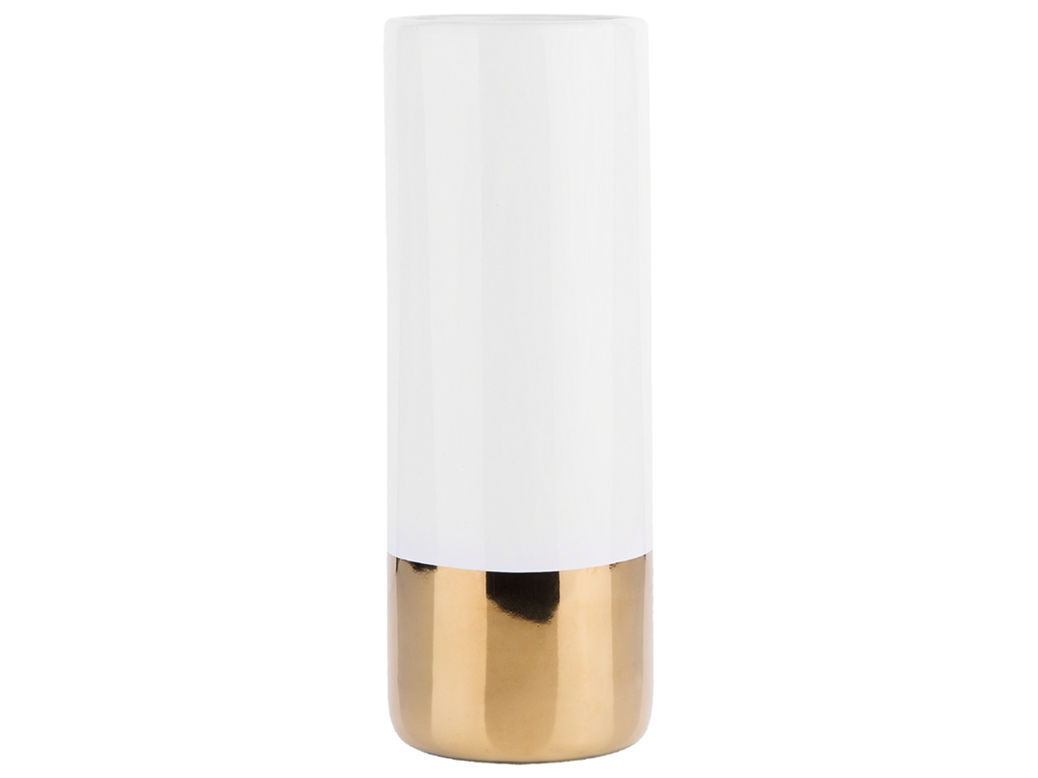 Jarra De Flores Gelida Grés 36 Cm Branco