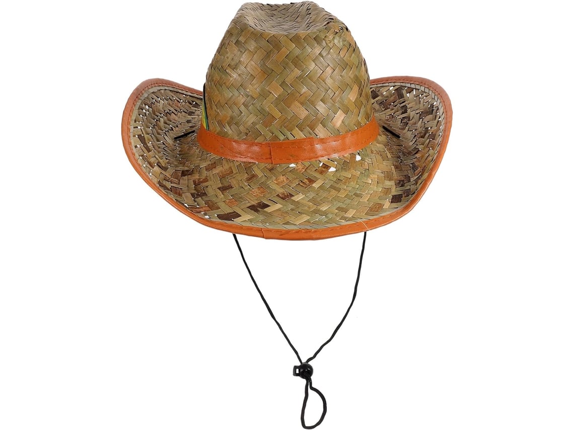 Sombrero de sol para hombre hecho de paja natural.