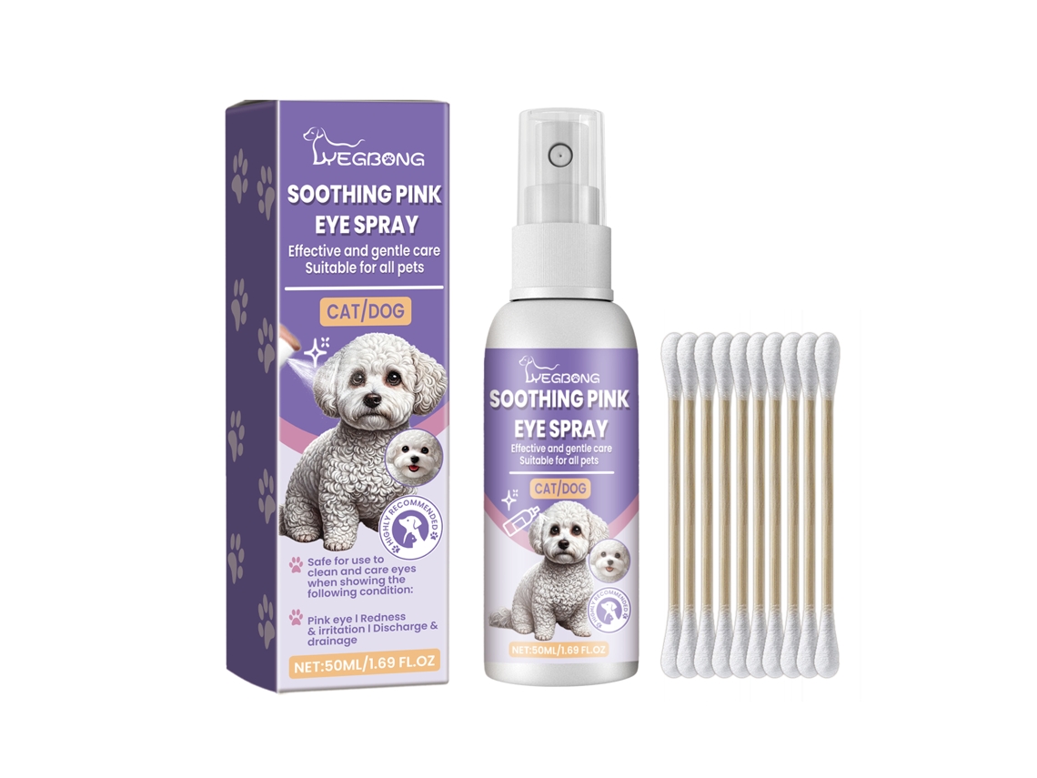 Spray limpiador suave para ojos Yegbong para mascotas