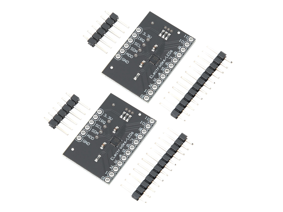 2026dz-2 Piezas Mpr121 Sensor Táctil Capacitivo Módulo Controlador De Sensor Táctil Teclado I2c V12