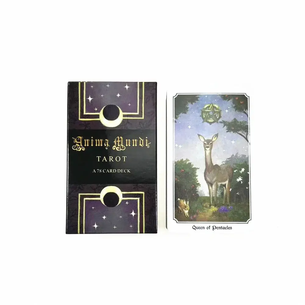 Cartas Del Tarot Anima Mundi, 78 Cartas Oráculo, Versión En Inglés (edición De Adivinación)