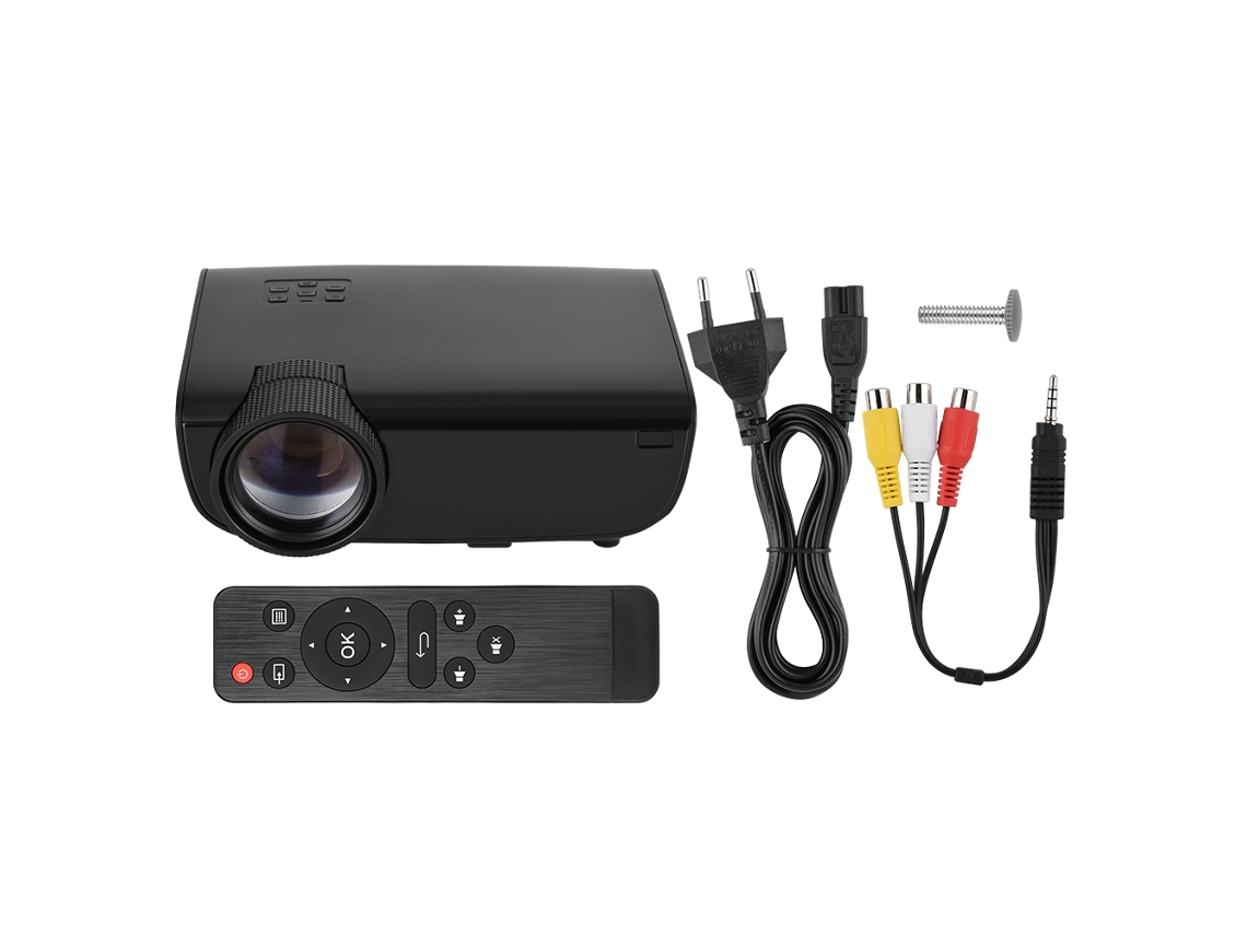 Projetor Mini LAXISCREED Controle Remoto Hd