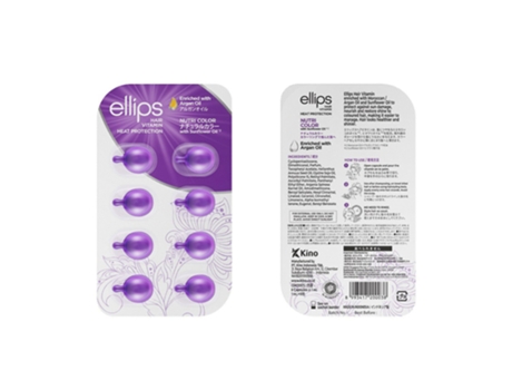 Sérum para el Pelo ELLIPS Nutri Color Hair Vitamin (8 cápsulas)