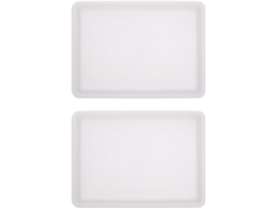 Juego De 2 Bandejas De Plástico Tamaño A3 Para Manualidades, Ideales Para Niños Y Niñas. Resistentes Al Agua, Ligeras Y Apilables.