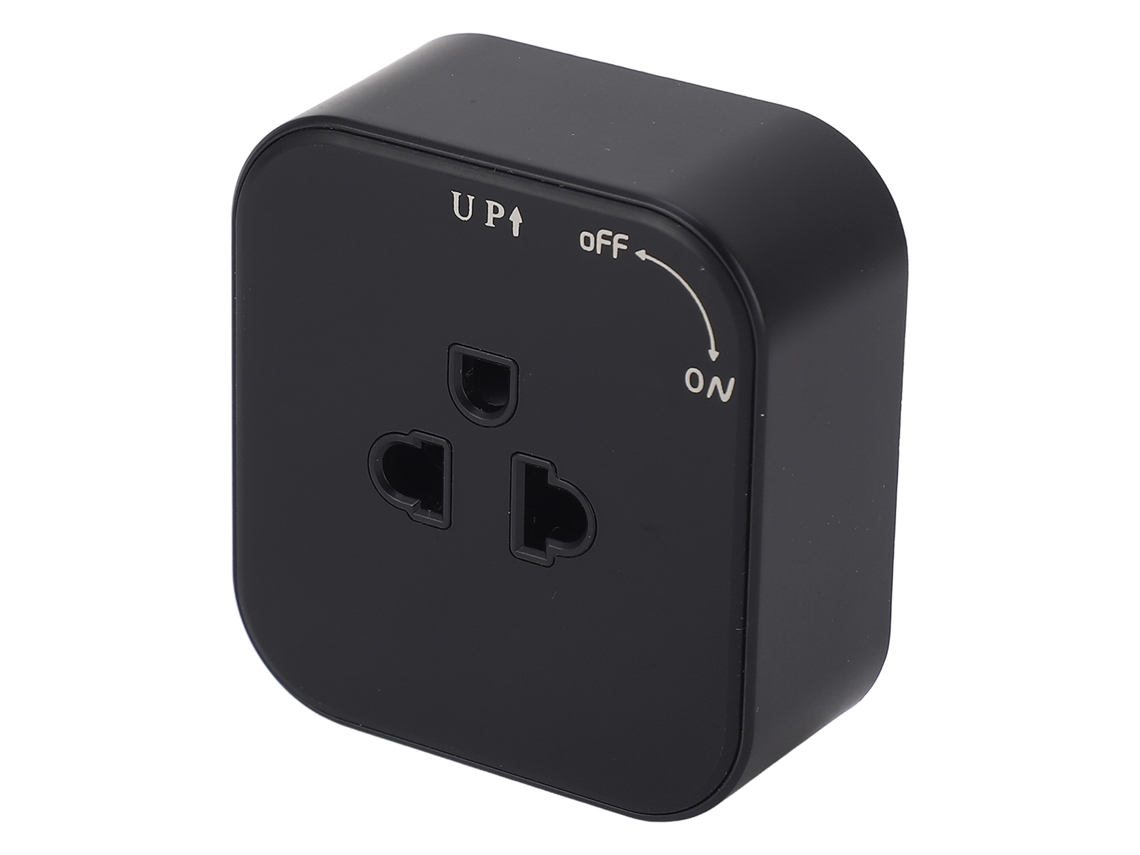 Adaptador de riel cuadrado, toma de corriente inalámbrica multifunción para montaje en superficie, 250 V, 16 A