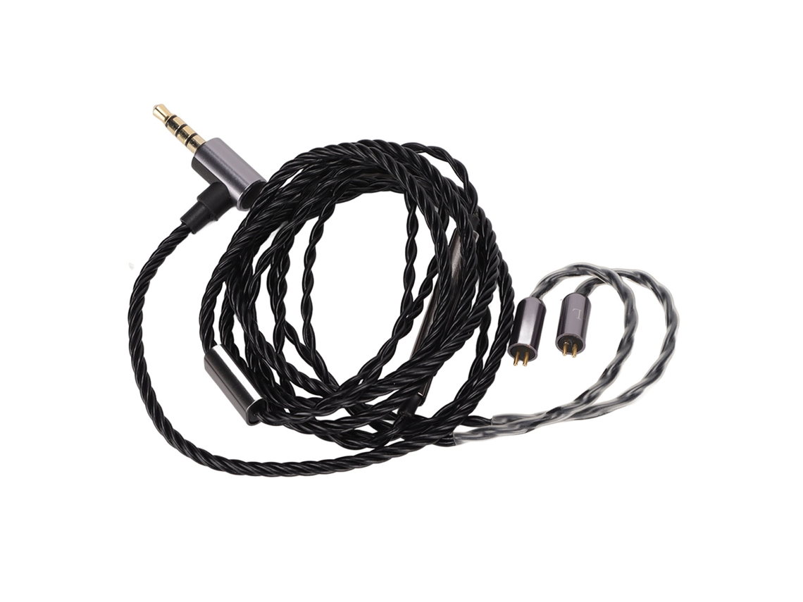 Cable De Auriculares De Cobre Libre De Oxígeno Con Micrófono Para Weston Jh1964 Ue3x Ue18 W4r Um3x Es5
