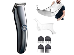 Recortadora De Pelo Eléctrica Profesional 11 En 1 Con Tazón Multifuncional Para Barba, Recargable.