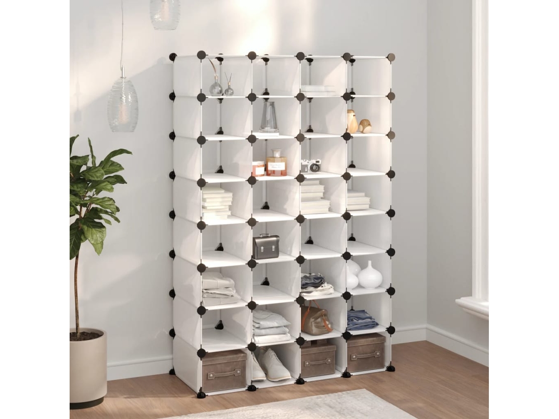 Zapatero Organizador 93X36,5X140 Cm Pp Transparente