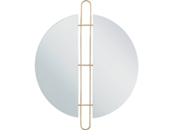 Espejo de Pared BELIANI Attin (Dorado - Hierro - 2x52x65 cm)