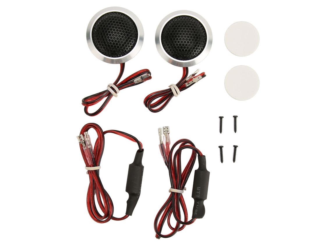 Tweeters De Cúpula De 150 W, Sistema De 2 Vías, Tweeter De Audio De Cúpula Plateada Y Negra De Alta Sensibilidad Para Sistemas De Audio De Automóvil