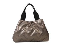 Bolso De Mano Inflable De Gran Capacidad Para Mujer Con Superficie Brillante, De Poliéster, Para Uso Diario.