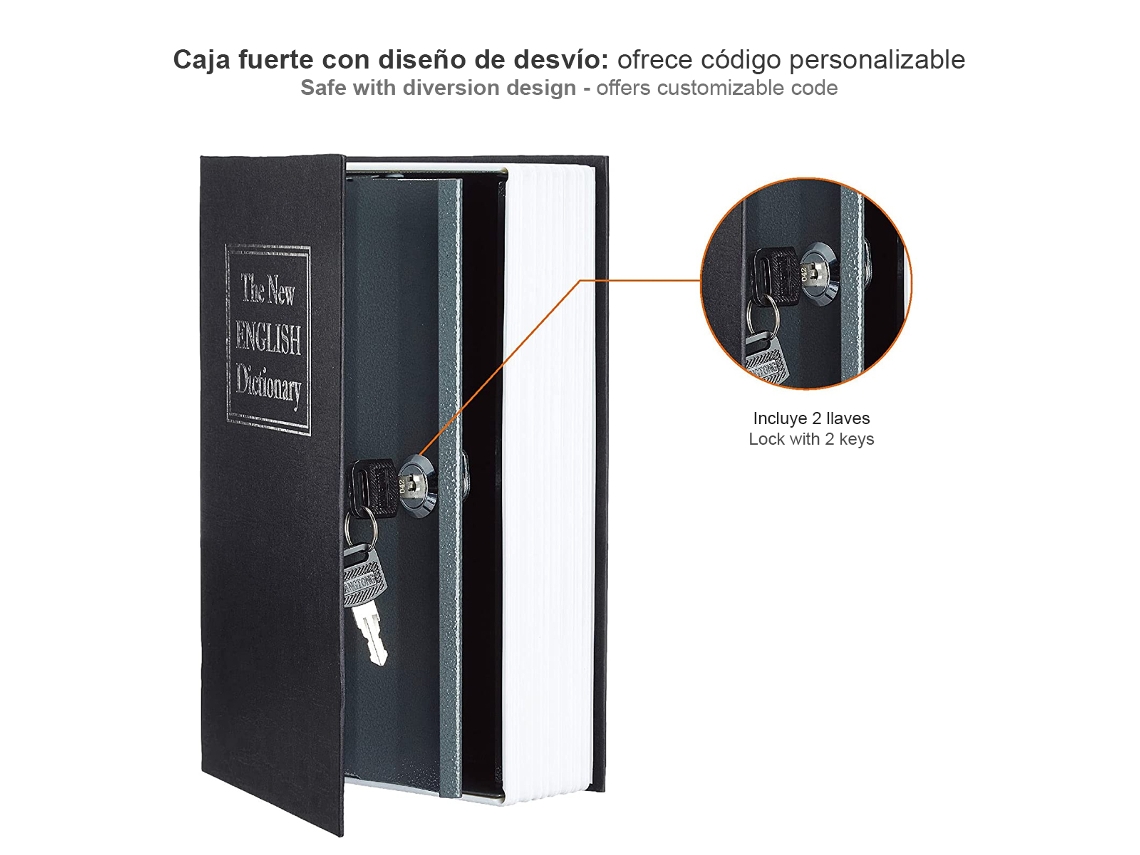 Caja fuerte en forma de libro cheap