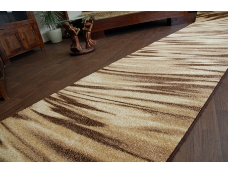 Alfombra de Pasillo Karmel Fryz - Arabica Marrón 100 cm