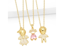Vylara Tres Collares Colgante Familiares Con Diseño Sencillo Y Adorable De Dibujos Animados