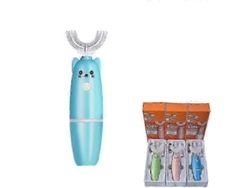 Cepillo de dientes eléctrico infantil en forma de U, automático, con rotación de 360°. Regalo ideal para niños. Nostalgia88