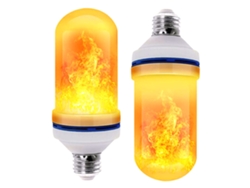 2026-bombilla Led De Efecto De Llama Efecto Invertido Para Decoración De Festivales Hoteles Bares Y Fiestas