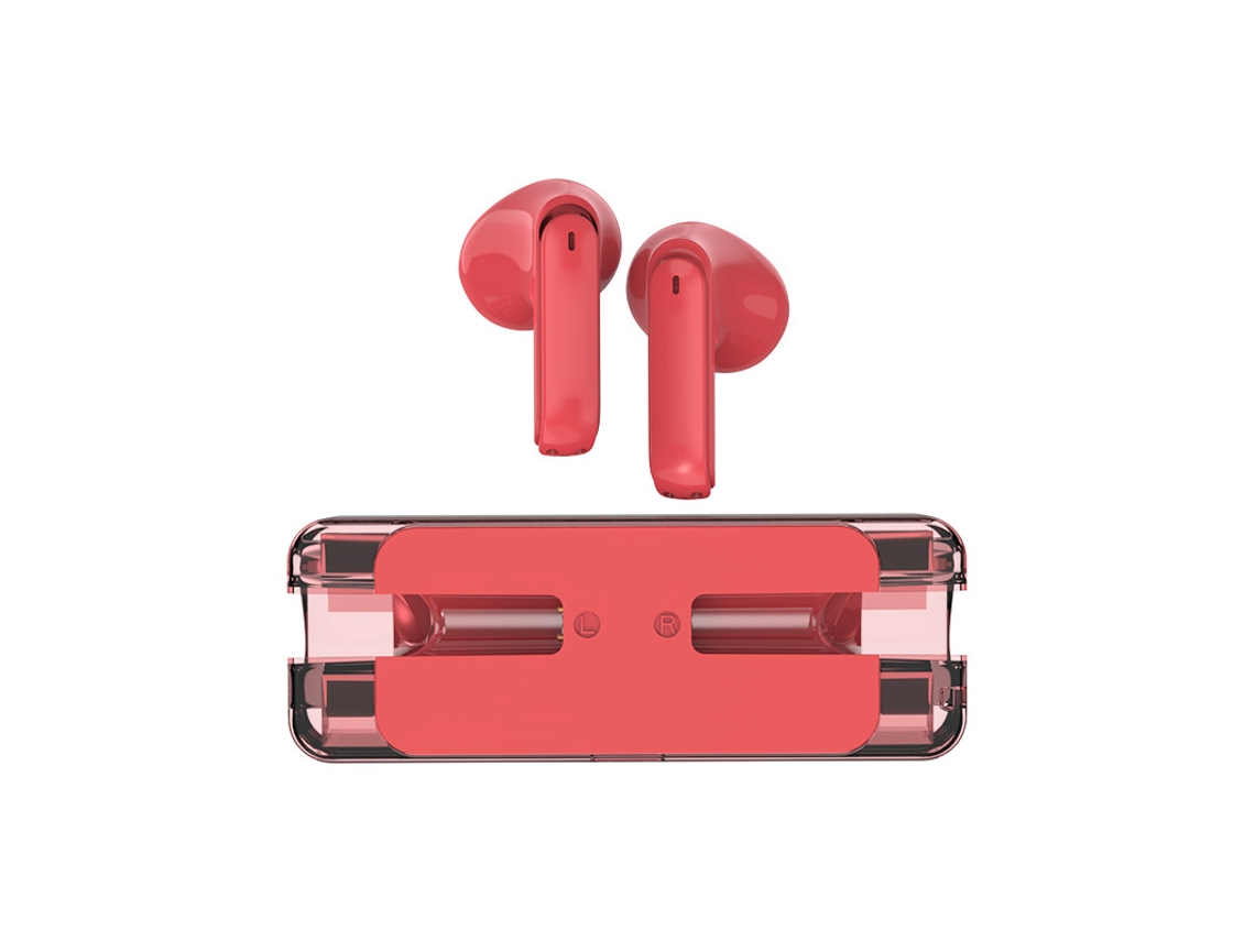 Auriculares YIZHOOD True Wireless Bluetooth Rojo