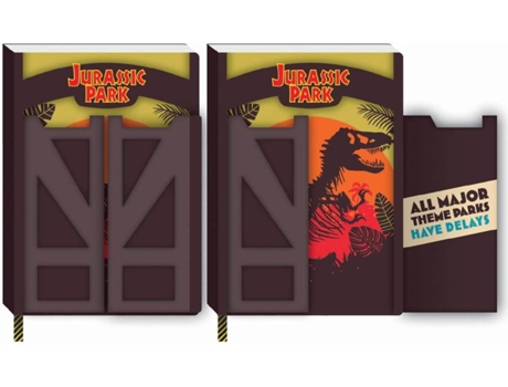 Cuaderno A5 HALF MOON BAY Puertas Jurassic Park (Jurassic Park)