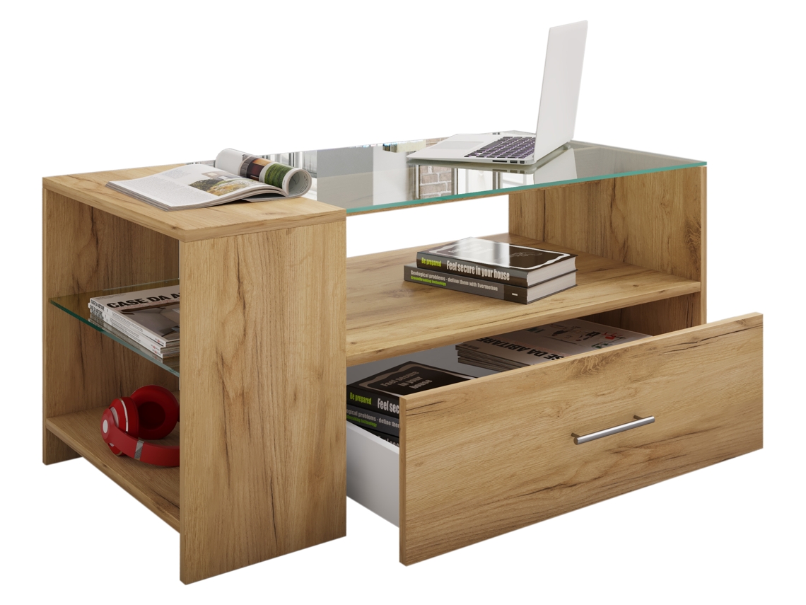 Mesa De Sofá Mesa De Centro Con Cajón Tindala Vcm