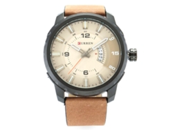 Reloj De Pulsera De Aleación Redondo Para Hombre Con Display Analógico Cristal Quartzo