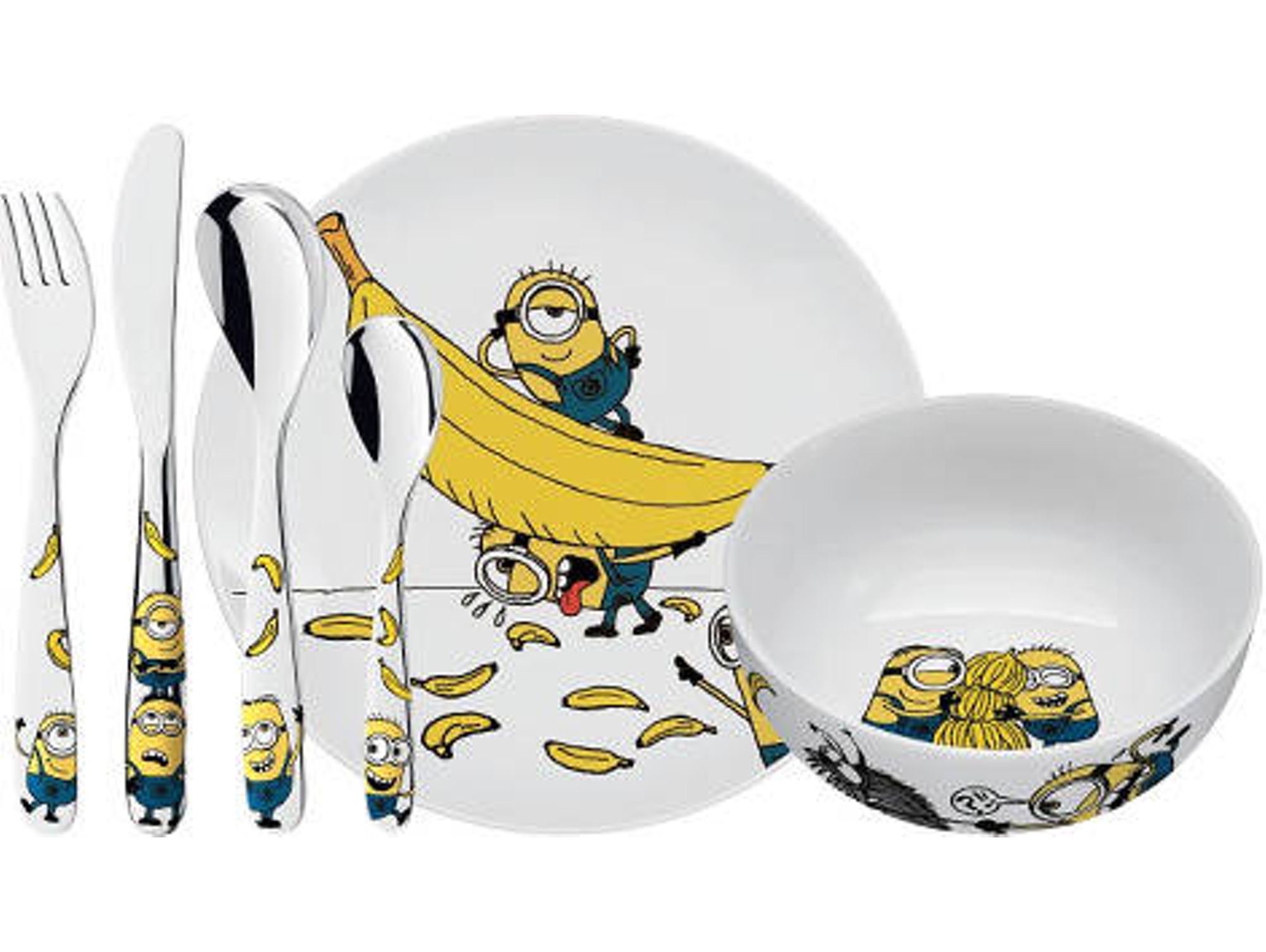 CONJ. 6 PEÇAS MINIONS WMF 1286079964