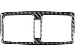 Juego De 2 Pegatinas Para Rejillas Ventilación Centrales Fibra Carbono Suave Mercedes-benz Clase G W463