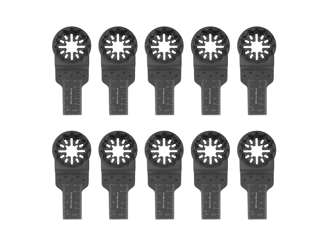 10 Hojas De Sierra Oscilantes Universales De 20 Mm Para Metal Y Madera Para Multiherramienta Bosch.