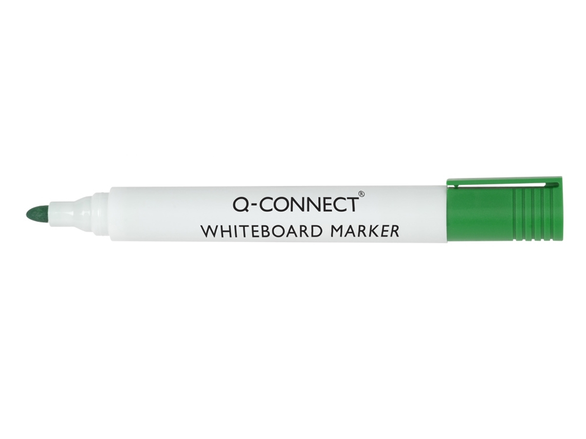Marcador quadro branco verde q-connect (1 unidade)