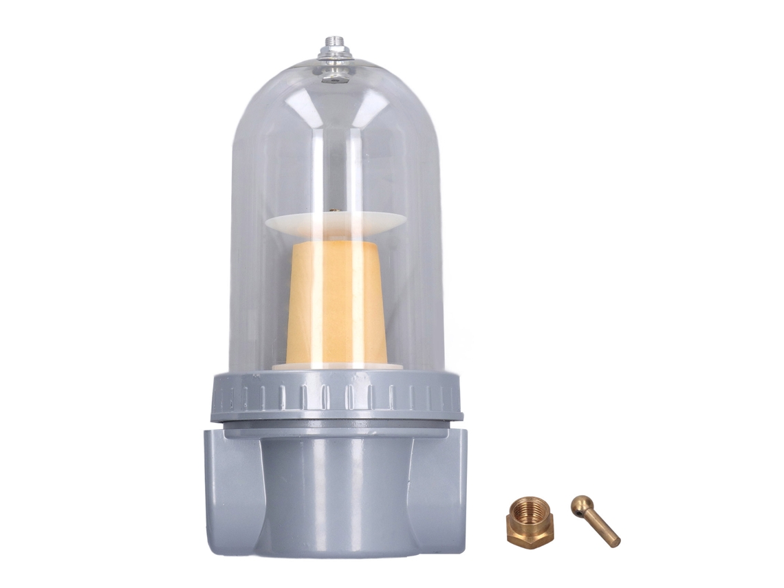 Filtro Separador De Aceite Y Agua Para Compresor De Aire Con Copa Transparente Qsl-50 G2 0,63 Mpa