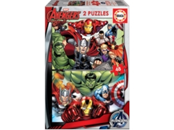 Puzzle EDUCA 2x Puzzle 48 Avengers (Edad Mínima: 3 Años - 96 Piezas)